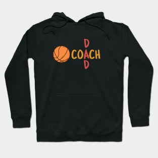 Coach Dad Basketball Hoodie